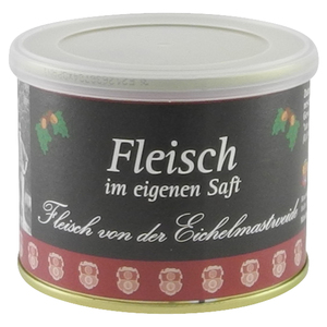 Fleisch im eigenen Saft vom Eichelmastschwein (200 g)