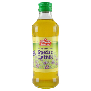 Kaltgepresstes Leinöl von Kunella Feinkost (250 ml)