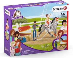 Schleich Horse Club 42443 Mias Voltigier Reitset Spielfigur Pferd Spielset