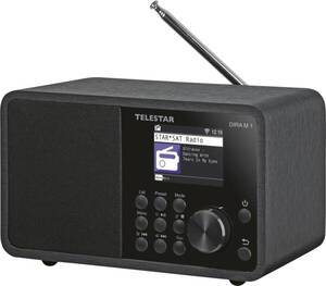 Telestar Design Internet Radio DIRA M1 schwarz DAB+ Bluetooth USB WLAN