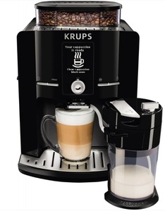 Krups Kaffee Vollautomat EA8298 Milchbehlter 15 bar Automatisches Reinigungs- und Entkalkungsprogramm
