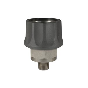 Schnellkupplung ST-45 schwarz, DN=10mm, E=1/4 AG, max. 250bar, max. 150-C, Edelstahl