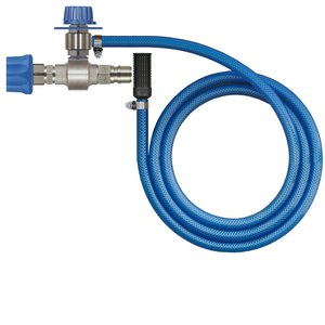 easyfoam365+ Injektor ST-160 mit Dosierventil und Schlauch, E/A= ST45, D=1.8-2.3 mm, max. 250 bar, max. 90-C, Edelstahl