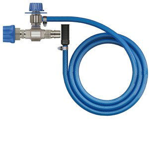 easyfoam365+ Injektor ST-160 mit Dosierventil und Saugschlauch, E/A= ST-45 Edelstahl, D=2.3 mm, max. 250 bar, max. 90-C, Edelstahl