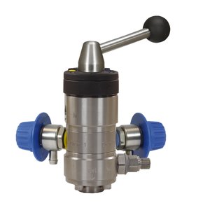 easyfoam365+ ST-164 Schaum- u. Desinfektionseinheit mit Druckluft + Dosierventil, E=3/8 IG, A=1/2 IG, D=1.3 mm, max. 350 bar, max. 100-C, Edelstahl