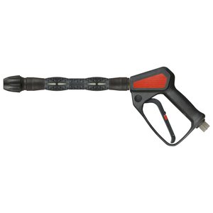 HD-Pistole ST-2600 mit Drehgelenk, E=3/8 IG drehbar, A=Verl�ngerung ST-9.1 350mm mit Kupplung KW, max. 310 bar, max. 150-C, max. 45 L/min