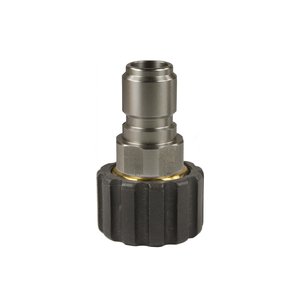 Schnellkupplungsnippel ST-3100 schwarz, DN=10mm, E=M22 �berwurf, max. 250bar, max. 150-C, Edelstahl