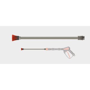 H�chstdruckstrahlrohr ST-3600, L=400 mm, E=M24 AG NPT, A=D�senschutz ST-10, max. 600 bar, max. 150-C, Edelstahl 