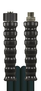 9m HD-Schlauch 1ST, DN08, schwarz, M22 �berwurf auf 1/4 Zoll Aussengewinde, max. 150-C, max. 210bar