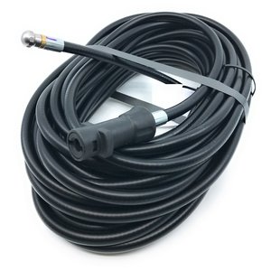 15m Rohrreinigungsleitung Polya, DN5, schwarz, K�rcher Bajonett auf D�se 3x1, ohne Frontbohrung, max. 20-C, max. 120bar