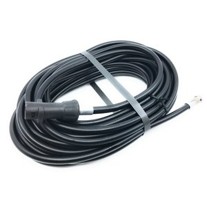 20m Rohrreinigungsleitung Polya, DN5, schwarz, K�rcher Bajonett auf D�se 4x1, mit Frontbohrung, max. 20-C, max. 120bar