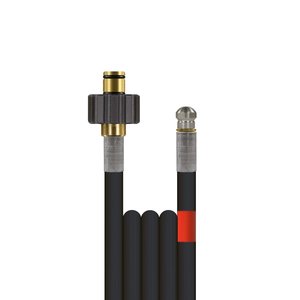 8m Rohrreinigungsleitung Polya, DN5, schwarz, M22 �berwurf lang auf 1/8 Zoll Aussengewinde, max. 20-C, max. 200bar