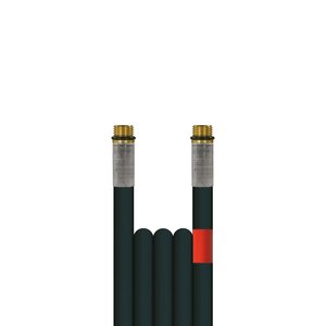 5m Rohrreinigungsleitung Flexy, DN6, schwarz, 1/4 Zoll Aussengewinde auf 1/4 Zoll Aussengewinde, max. 100-C, max. 300bar