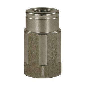 D�senmuffe 6-Kant. f�r D�sen 1/8 Zoll AG, Edelstahl