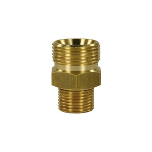 Gegennippel M22 AG auf 3/8 AG, max. 400bar, Messing, Konus