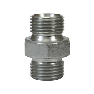 Doppelnippel 1/8 AG, max. 500bar, 25mm lang, Stahl verzinkt