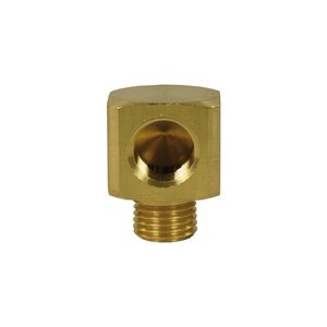 Winkel-Block 3/8 IG-AG, max. 250bar, Messing