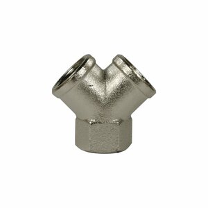 Y-Stck 1/4 IG Messing vernickelt