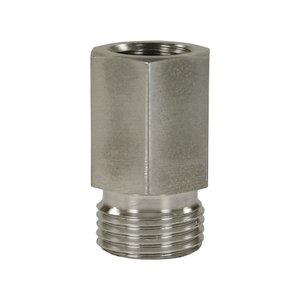 Aufschraubverschraubung M16x1,5 AG - 1/4 IG, max. 250bar, Edelstahl