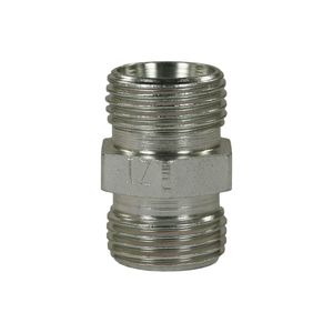 Doppelnippel M18x1,5 als Verbinder, Stahl verzinkt