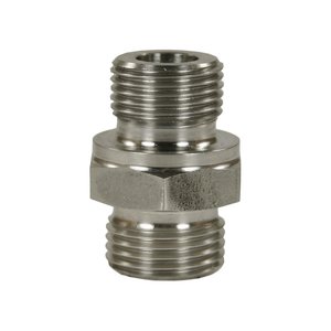 Doppelnippel M18x1,5 als Verbinder, Edelstahl