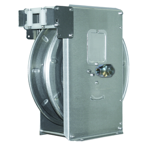 Schlauchaufroller ST-30, Fassungsverm�gen 14m, E/A: 3/8 Zoll IG, max. 400 bar, max. 90-C, Edelstahl