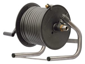 Schlauchaufroller ST-71 mit Rohrreinigungsschlauch 15m, Eingang M22 Aussengewinde, Ausgang M22 Aussengewinde, max. 300 bar, max. 100-C