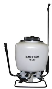 Black & White R�ckenspr�hger�t 15 Liter, Tank und D�se aus Polyethylen