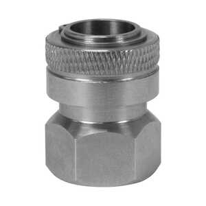 Kupplung 1/2IG Edelstahl passend Bobby System