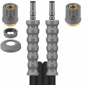 Schlauch 2SC-08 SW 10 M. Kupplung ST-247 + | GKS grau