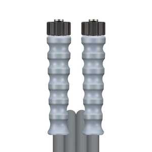 Hochdruckschlauch 2SC Grau, DN 8, max. 400 bar, gewickelte Decke, Nippel Edelstahl