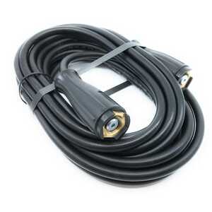 Hochdruckschlauch 1SN Schwarz, DN 8, max. 250 bar, glatte Decke, Handverschraubung lang