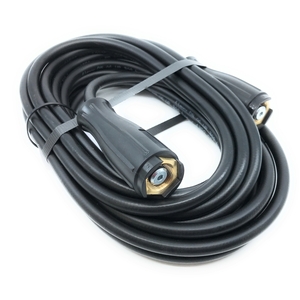 Hochdruckschlauch Flexy Schwarz, DN 6, max. 300 bar, glatte Decke, Handverschraubung lang