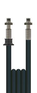 Hochdruckschlauch 1SN Schwarz, DN 6, max. 250 bar, gewickelte Decke, Stecknippel 11 mm