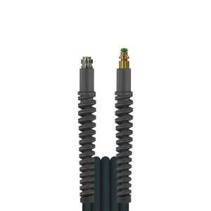 Hochdruckschlauch Flexy Schwarz, DN 6, max. 300 bar, glatte Decke, Stecknippel