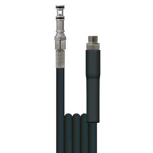 Hochdruckschlauch 1SN Schwarz, DN 6, max. 250 bar, gewickelte Decke, Stecknippel 13.9 mm