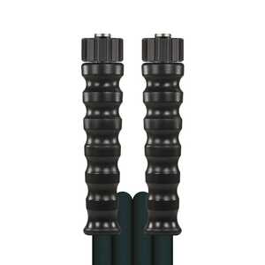 Hochdruckschlauch Powershield 2SC Schwarz, DN 8, max. 400 bar, gewickelte Decke, Nippel Edelstahl