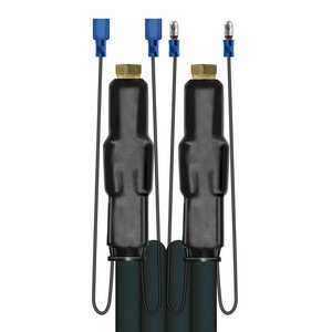 Zuleitungsschlauch im Deckenkreisel beheizt mit E-Kabel, 1 SN Schwarz, DN 8