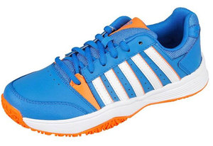 K-Swiss Court Smash Omni Kinder BRLNTBLU/NEONORG