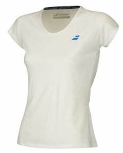 Babolat Core Logo Tee M�dchen wei� 3GS18012