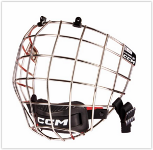 CCM FM 580 Gitter Face Mask Chrome