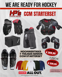 CCM Eishockey Starterset Senior zum Monsterpreis 