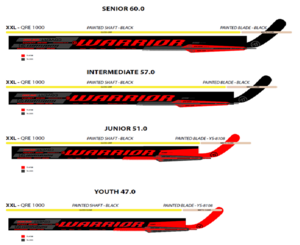 Warrior QRE 1000  Stick Junior Flex 40