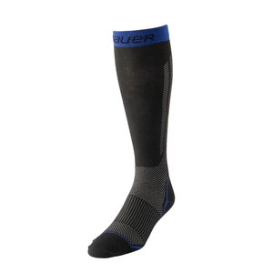 BAUER S25 Performance Schlittschuhsocken Senior - lang - Schwarz/Blau