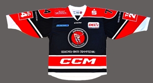 Metzen Trikot, Gr. 54, Eispiraten Crimmitschau # 74 VINNY  