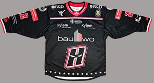 Metzen Trikot, Gr. 54, Hannover Scorpions #22 WRUCK 