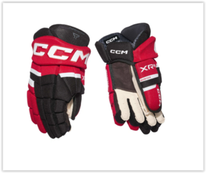 CCM HG TACKS XR80 JR BLACK/GRAPHITE Eishockey Handschuhe Junior - Schutz & SensaLast Palm