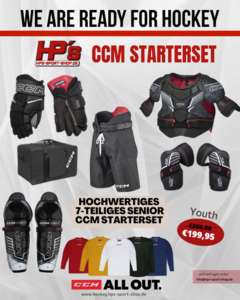 CCM Eishockey Starterset Youth zum Monsterpreis