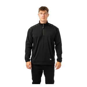 BAUER 1/2 Zip Fleece Team - schwarz - Sr.