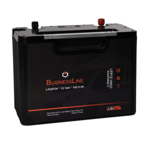 Premium LiFePO4 Akku 12V 100Ah im Untersitz-Gehuse mit BMS (Batterie Management System)